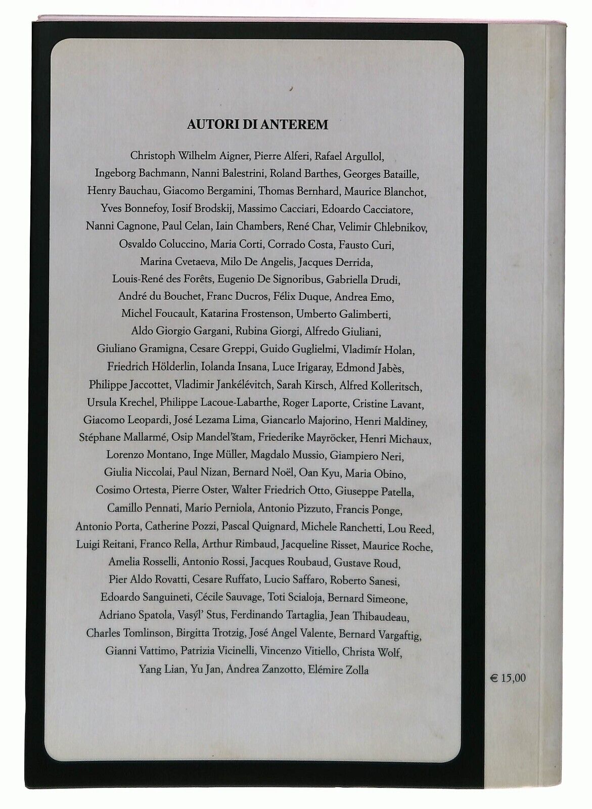 EBOND Anterem 82 Pathos Del Dire Ulteriore 2011 Libro LI036082