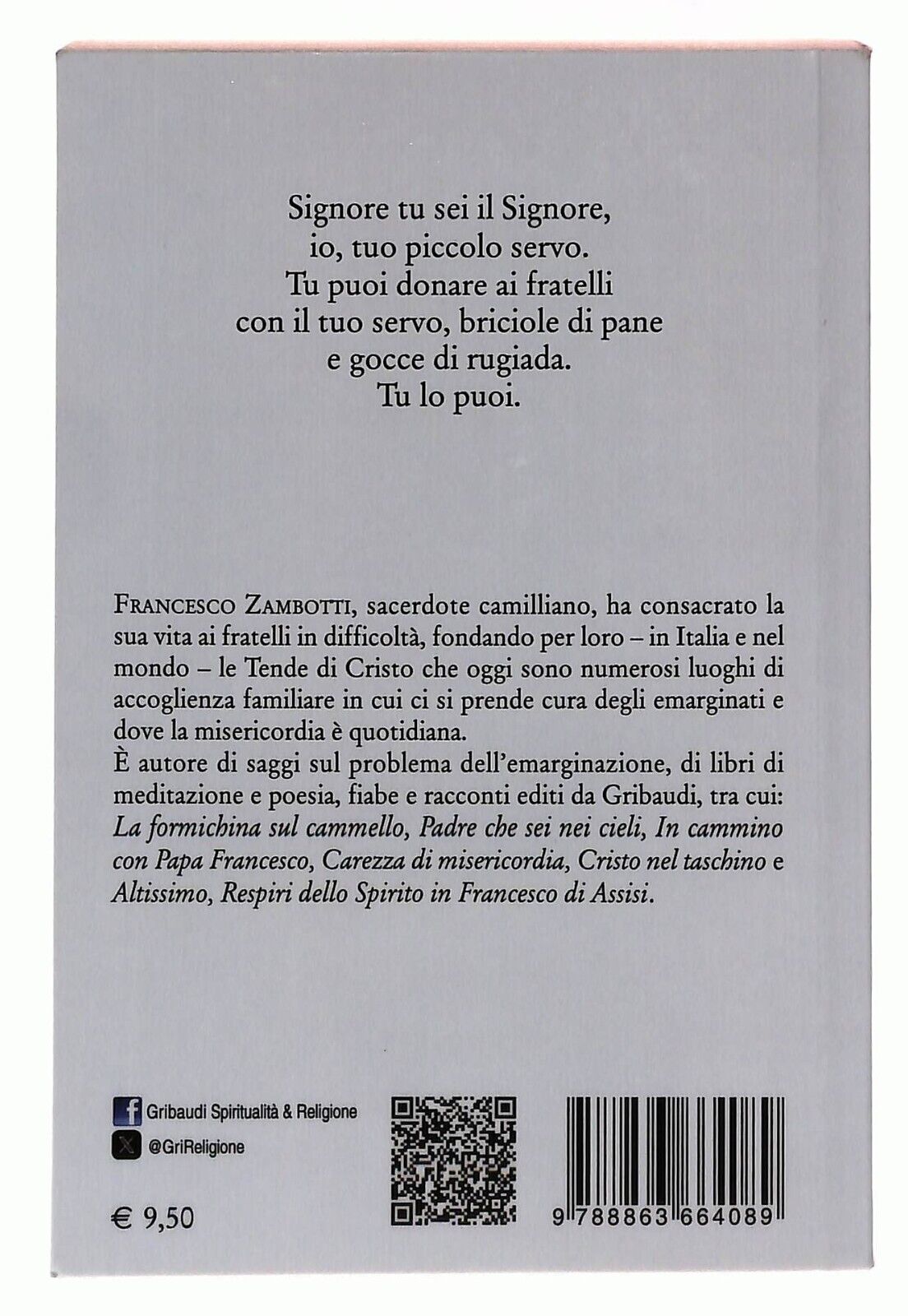 EBOND Briciole Di Pane Francesco Zanbotti Gribaudi 2023 Libro LI036098