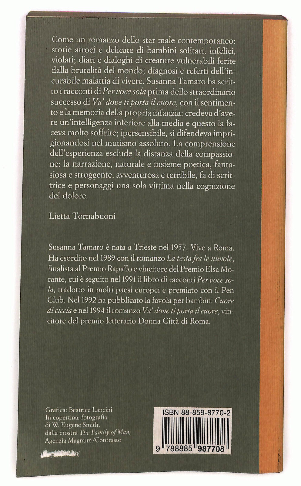 EBOND Per Voce Sola Di Susanna Tamaro Libro LI036253