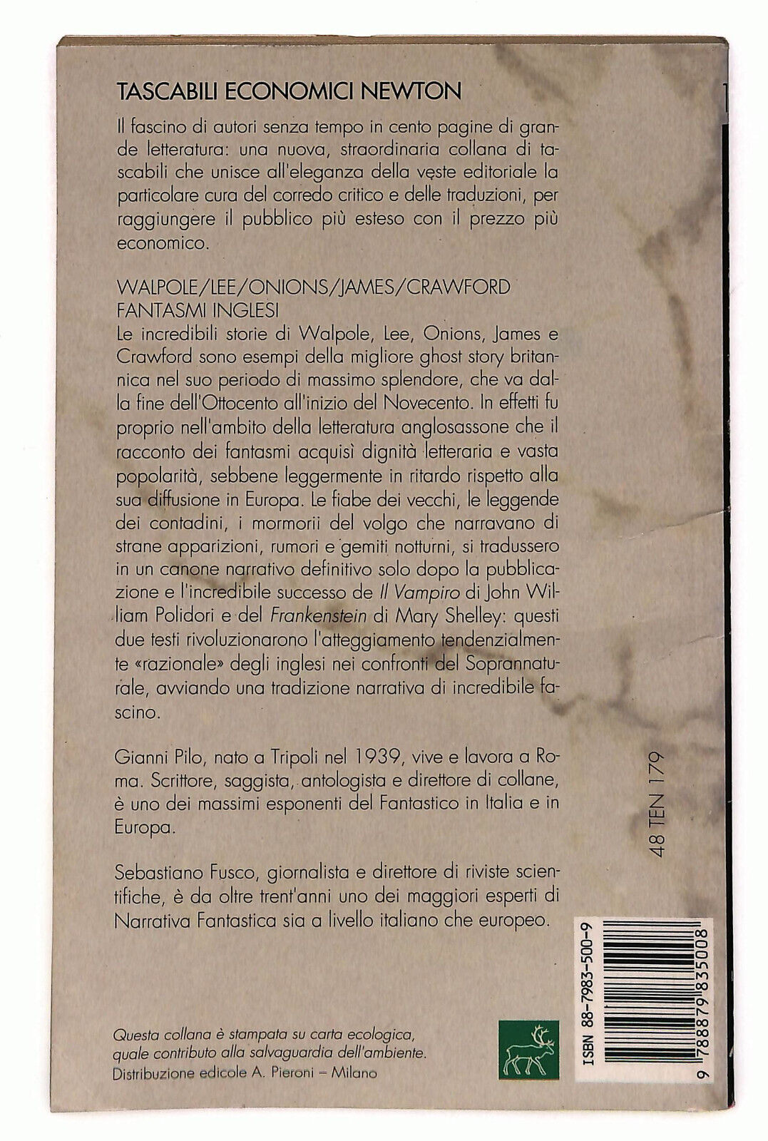 EBOND Tascabili Economici Newton Fantasmi Inglesi N. 79 Libro LI036258