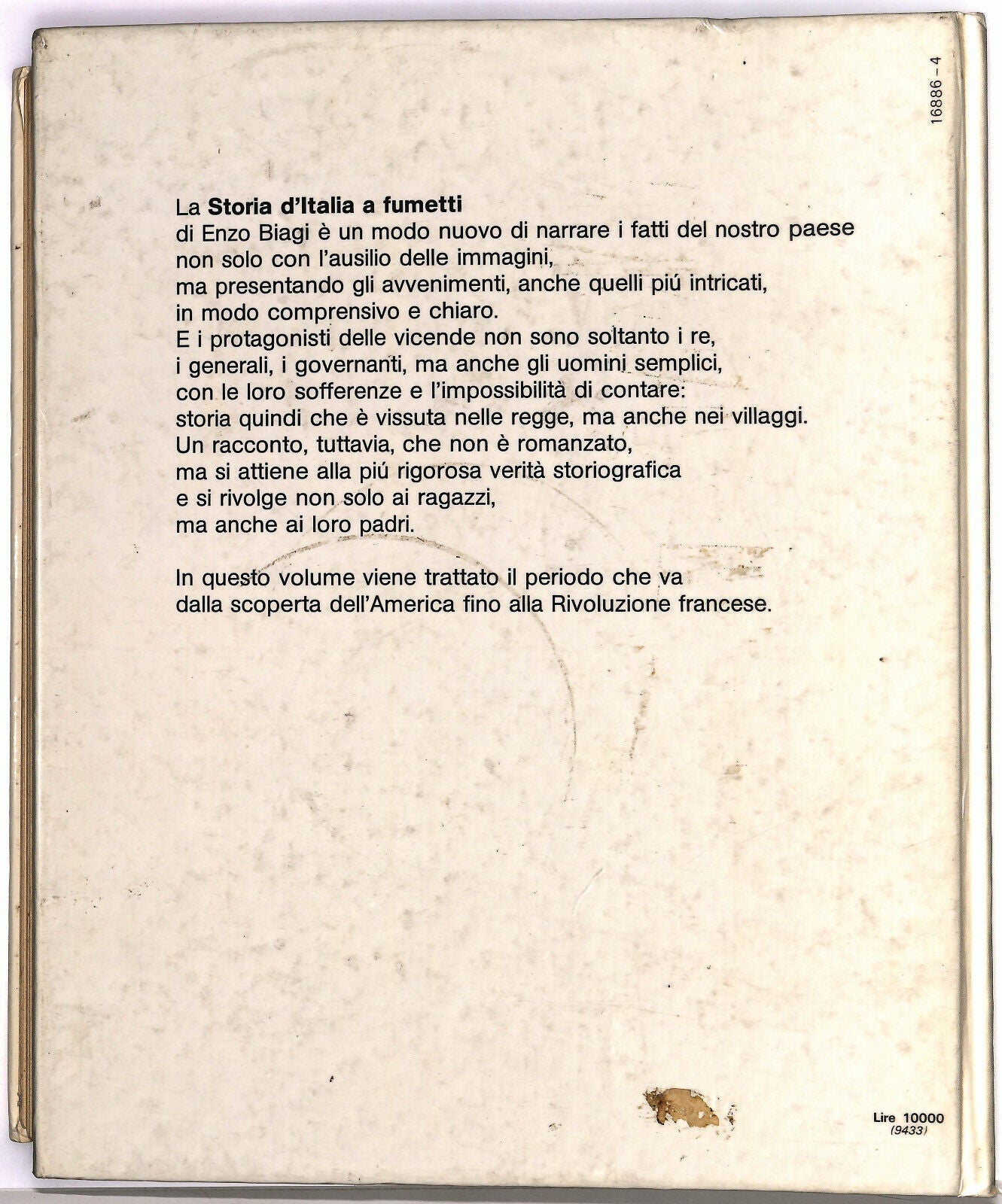 EBOND Storia D'italia a Fumetti Da Colombo Alla... Di Enzo Biagi Libro LI036278