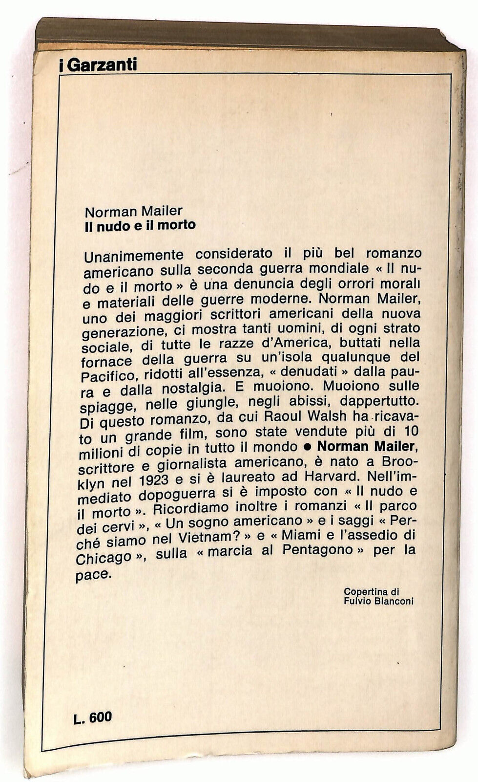 EBOND Il Nudo e Il Morto Di Norman Mailer Libro LI036520