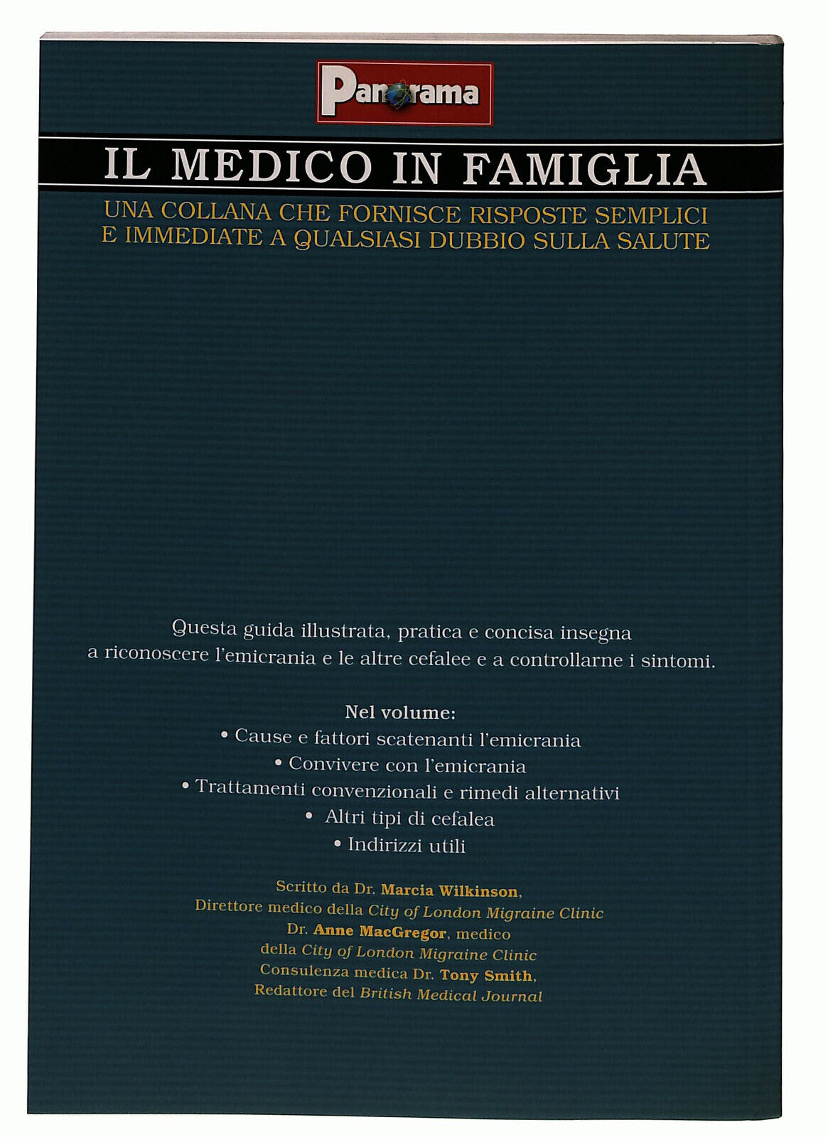 EBOND Il Medico In Famiglia 3 Emicrania e Altre Cefalee Panorama Libro LI036606
