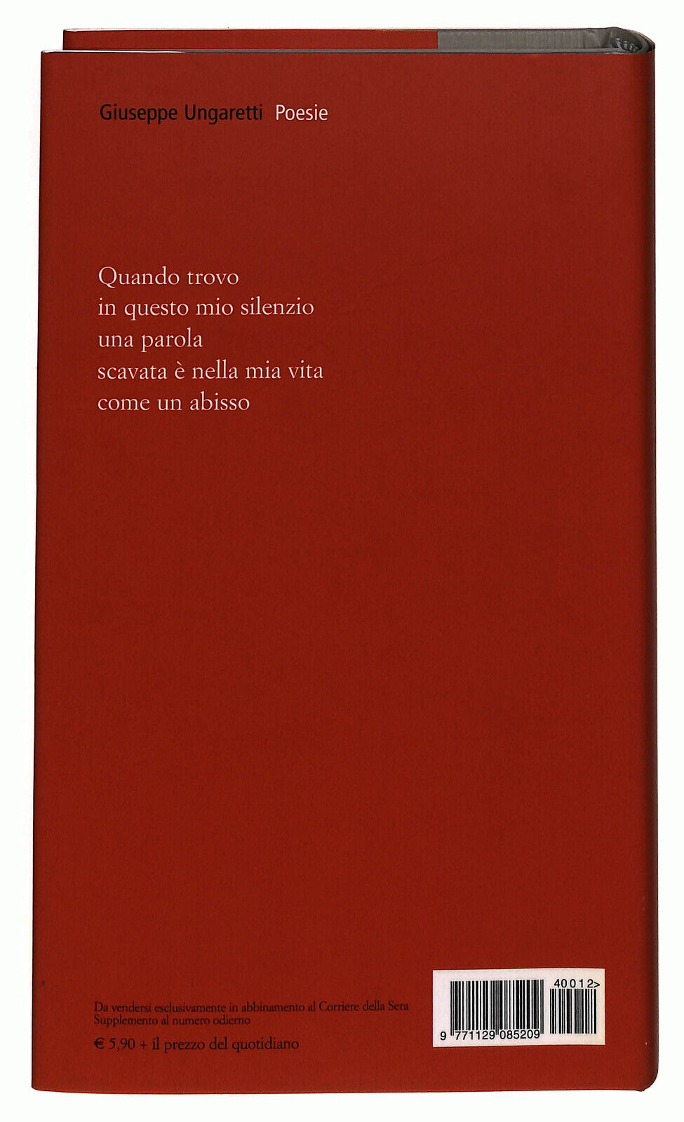 EBOND La Grande Poesia Poesie Corriere Della Sera N. 12 Libro LI036615