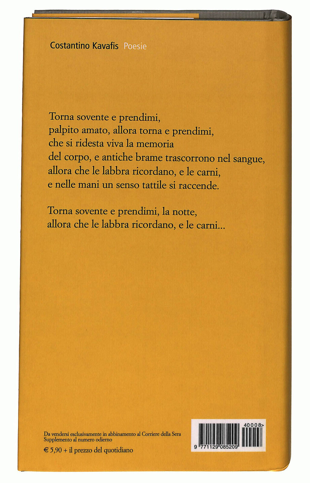 EBOND La Grande Poesia Poesie Corriere Della Sera N. 8 Libro LI036616