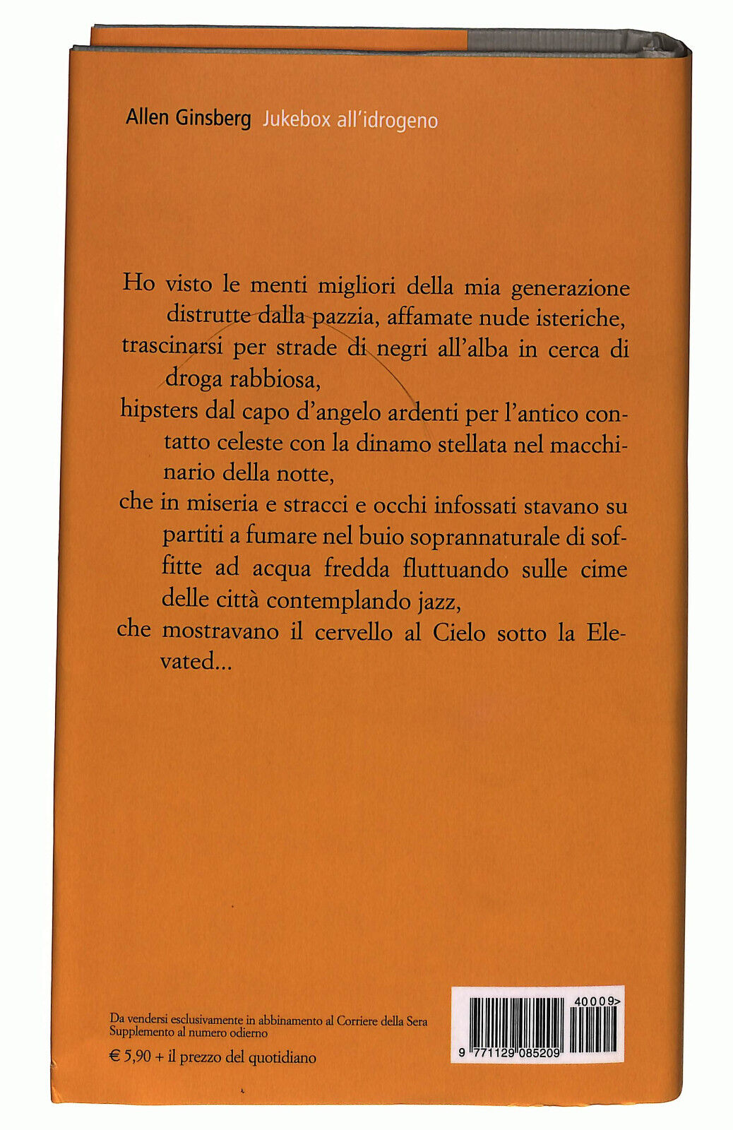 EBOND La Grande Poesia Jukebox... Corriere Della Sera N. 9 Libro LI036621