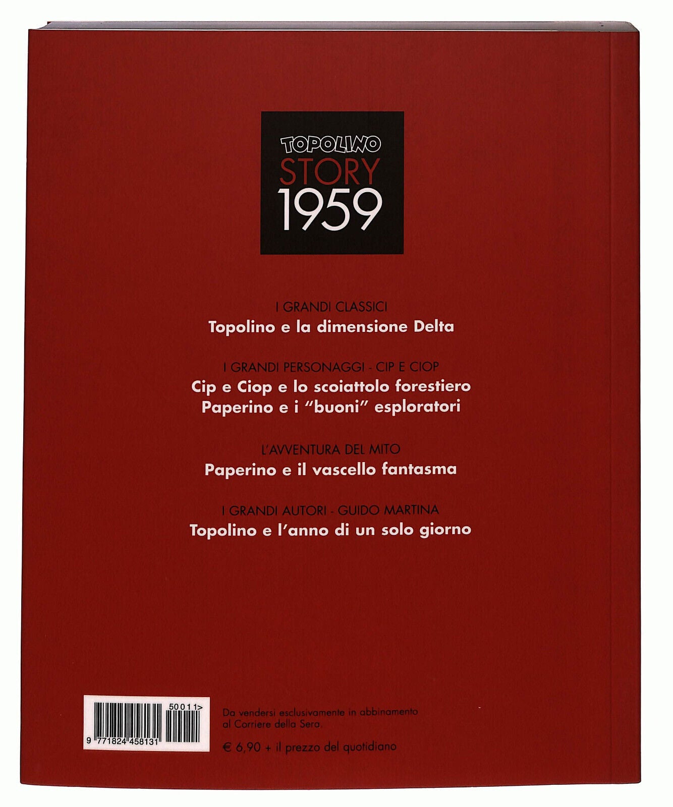 EBOND Topolino Story 1959 N. 11 Corriere Della Sera Libro LI036629