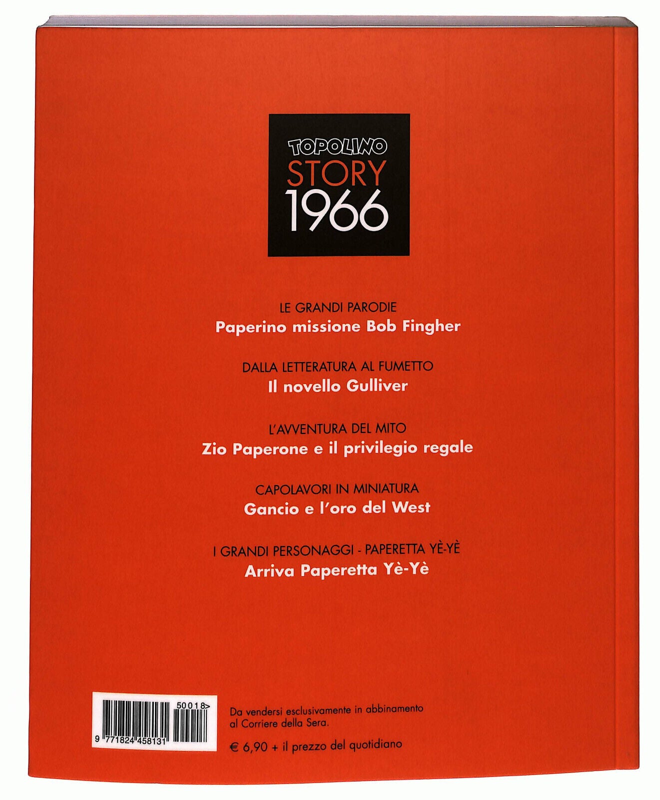 EBOND Topolino Story 1966 N. 18 Corriere Della Sera Libro LI036638