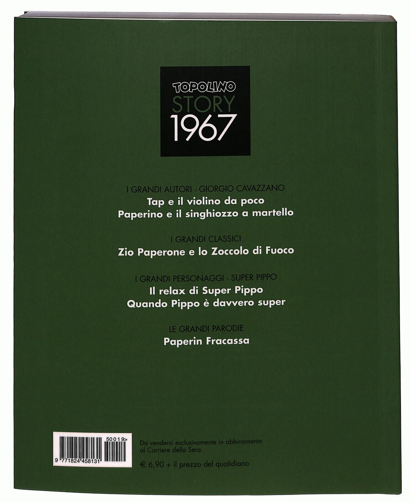 EBOND Topolino Story 1967 N. 19 Corriere Della Sera Libro LI036645