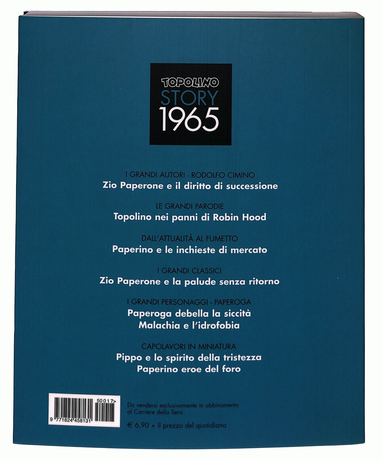 EBOND Topolino Story 1965 N. 17 Corriere Della Sera Libro LI036646