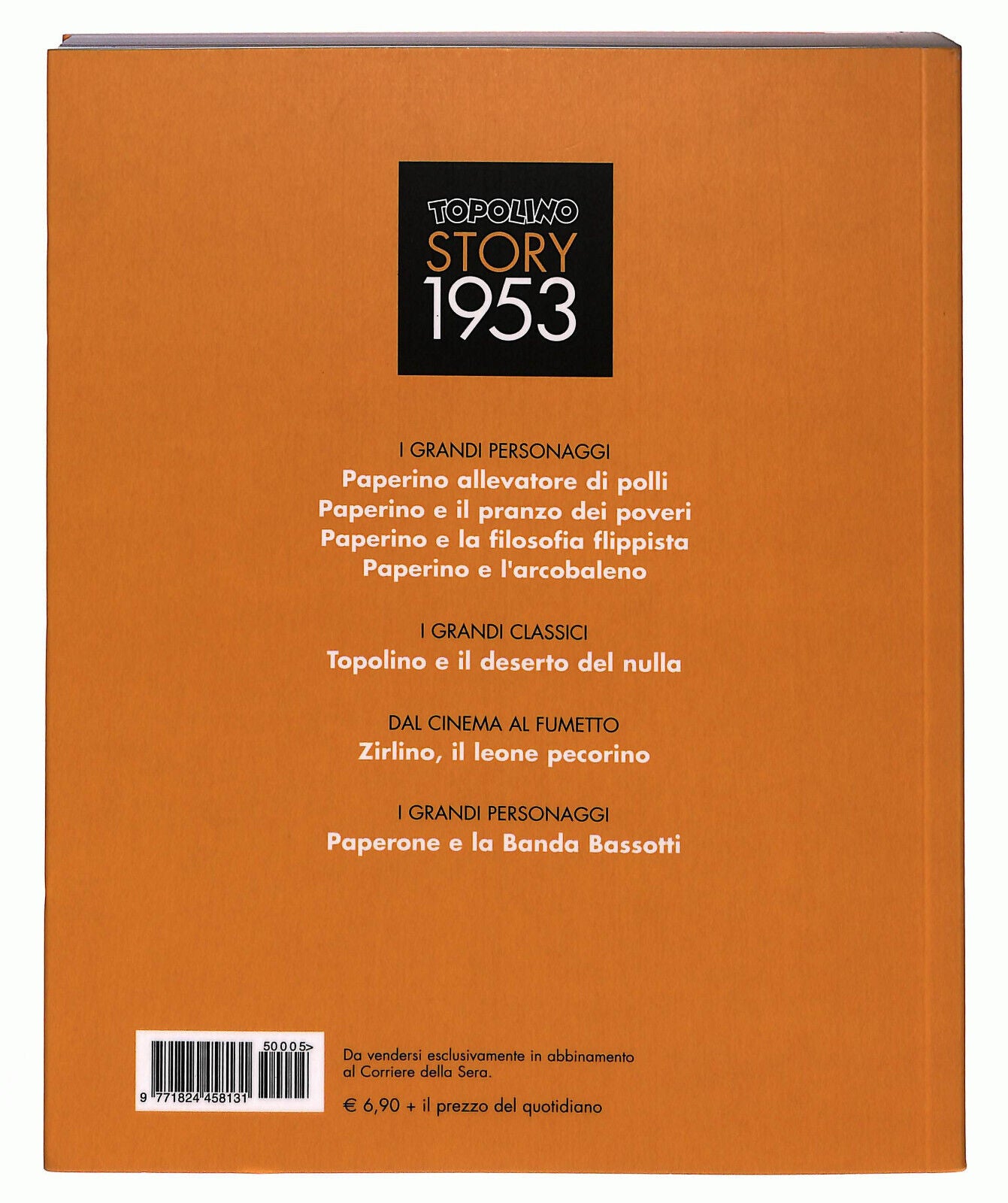 EBOND Topolino Story 1953 N. 5 Corriere Della Sera Libro LI036651
