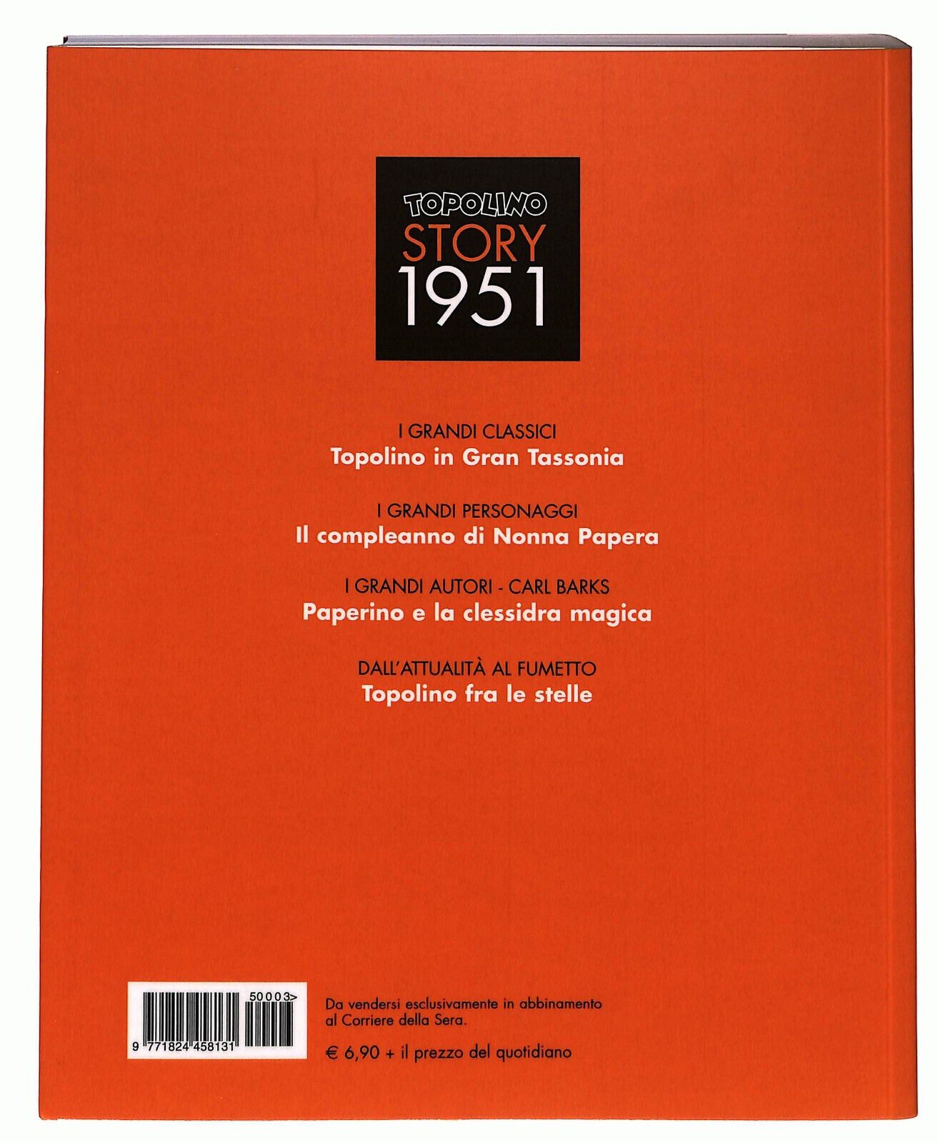 EBOND Topolino Story 1951 N. 3 Corriere Della Sera Libro LI036653