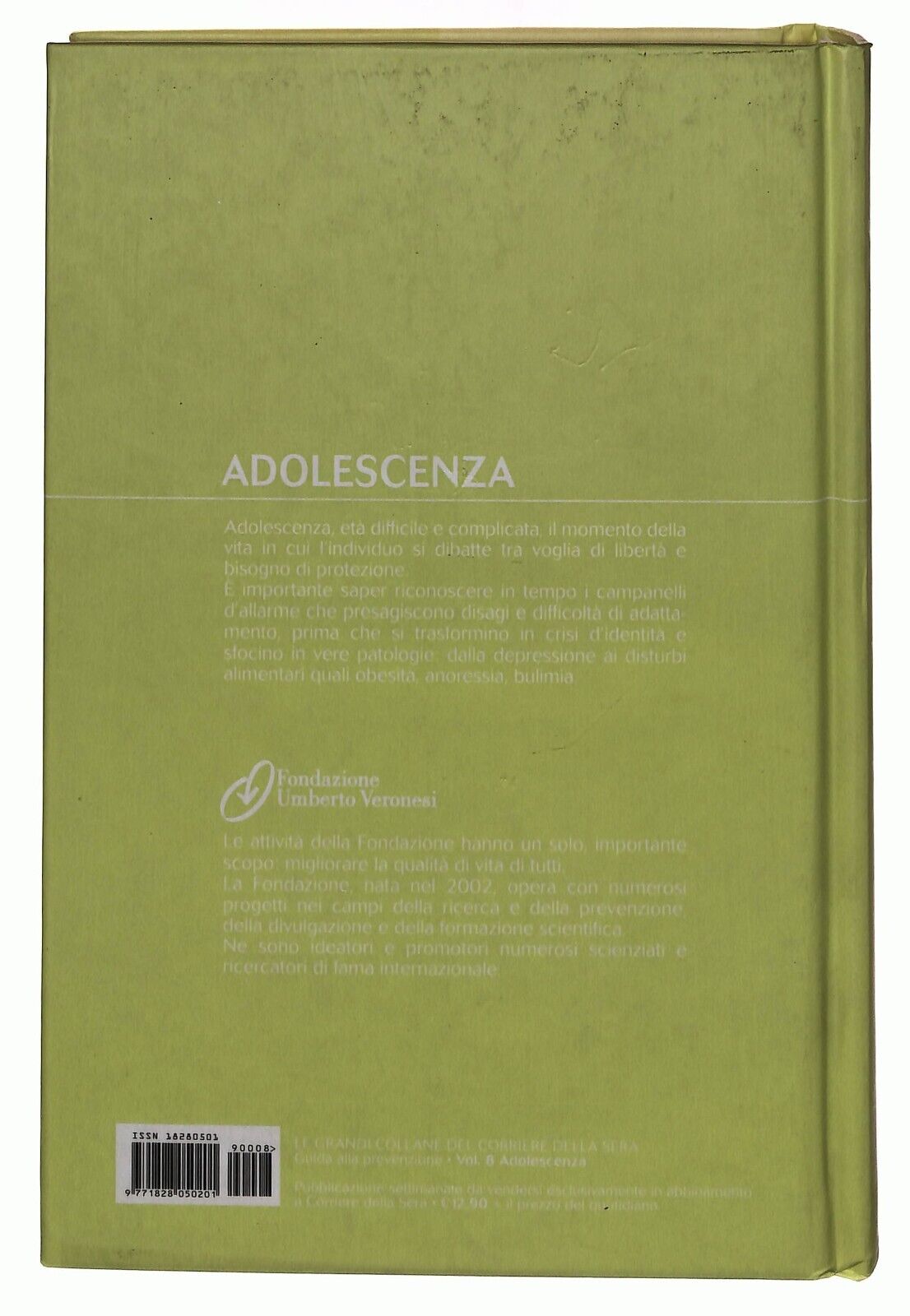 EBOND Guida Alla Prevenzione V.8 Adolescenza Corriere Della Sera Libro LI036726