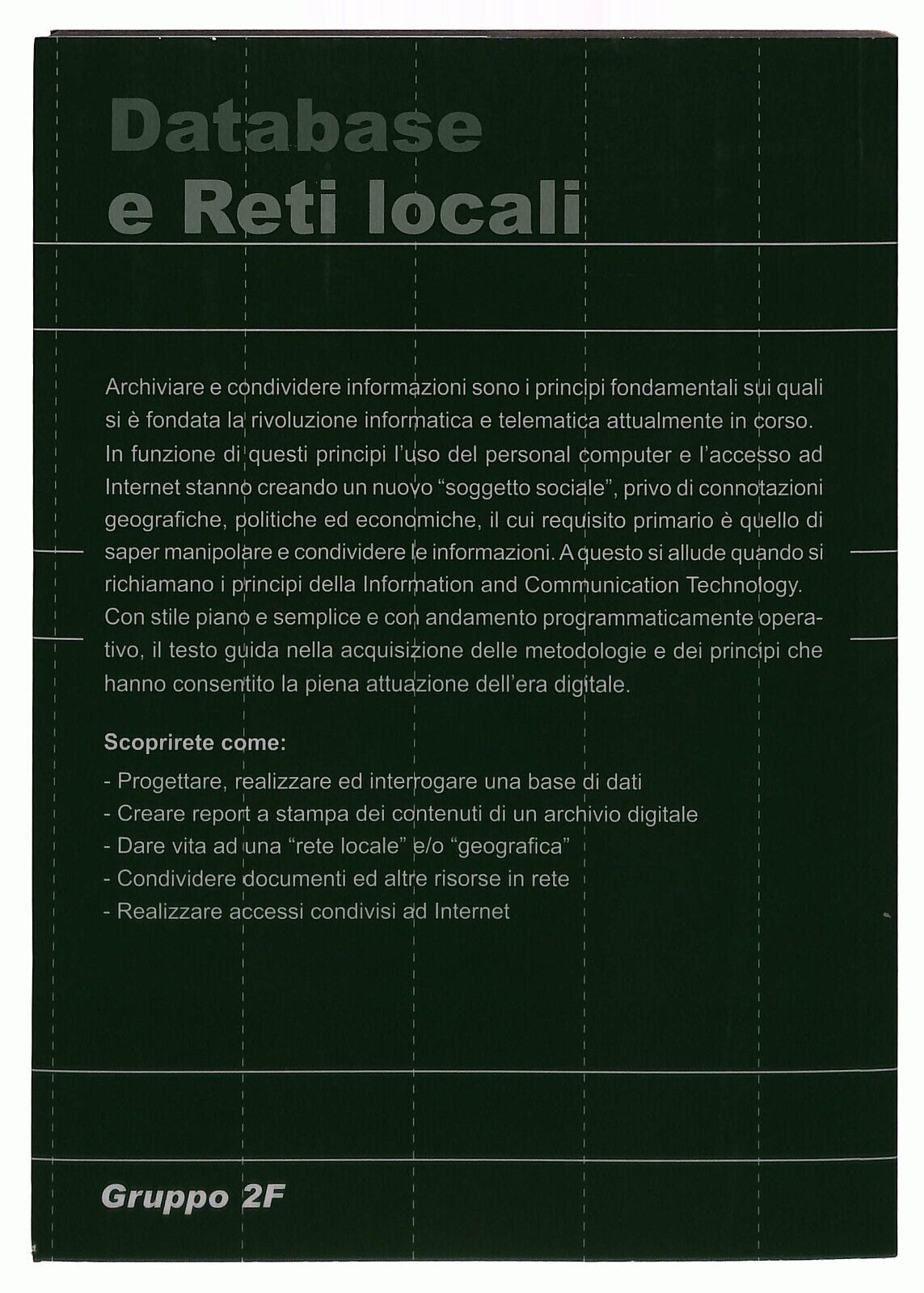 EBOND Database e Reti Locali Gruppo 2f Libro LI036738