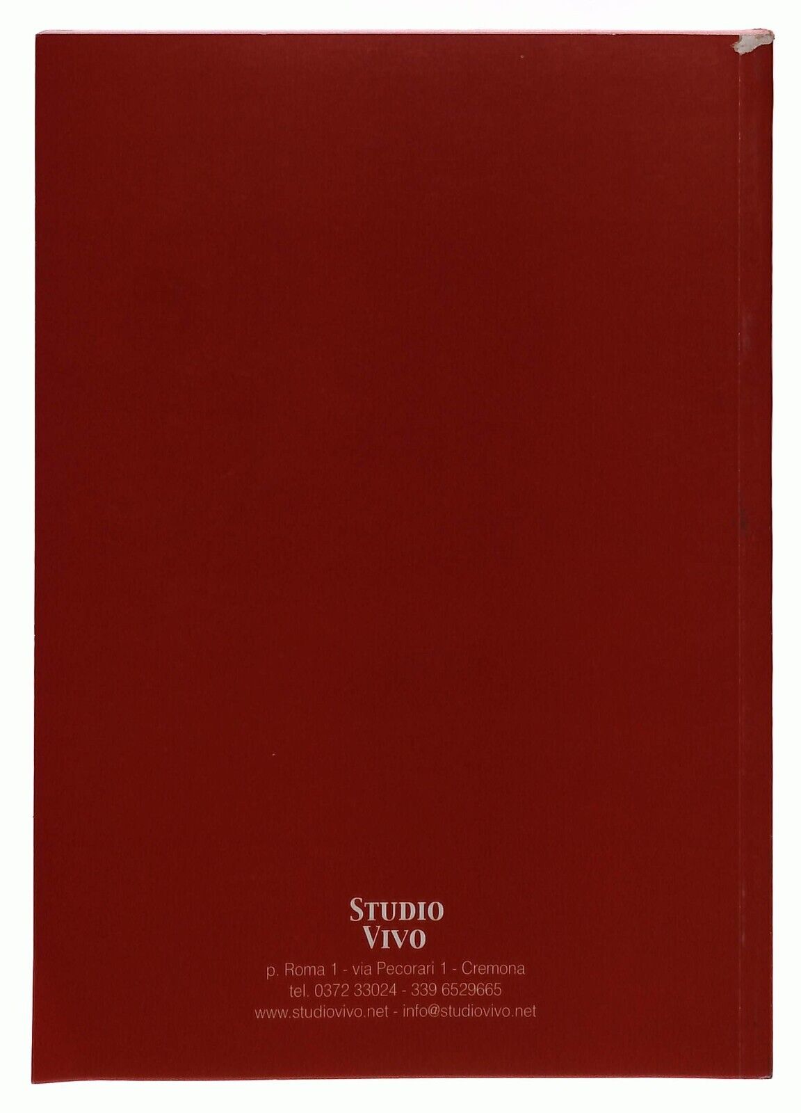 EBOND Per Le Nostre Strade Studio Vivo 2006 Libro LI036766