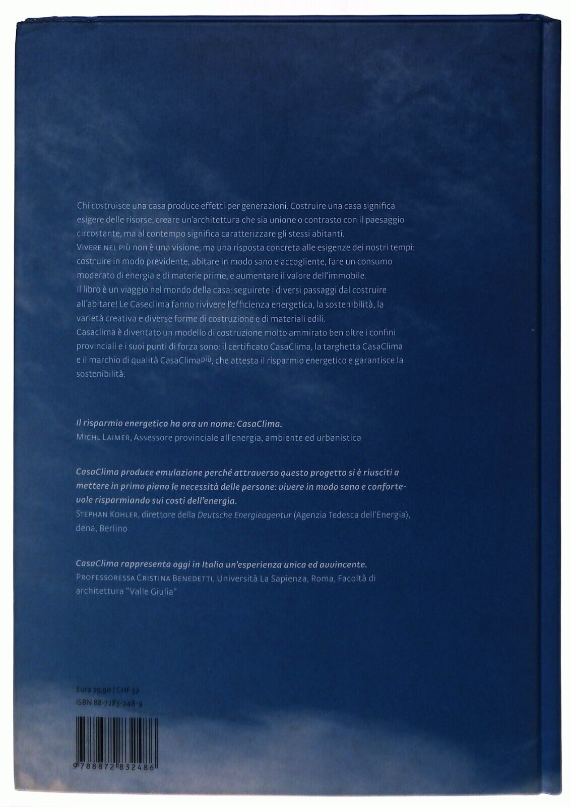 EBOND Casa Clima. Vivere Nel Piu Lantschner Norbert Raetia 2006 Libro LI036777