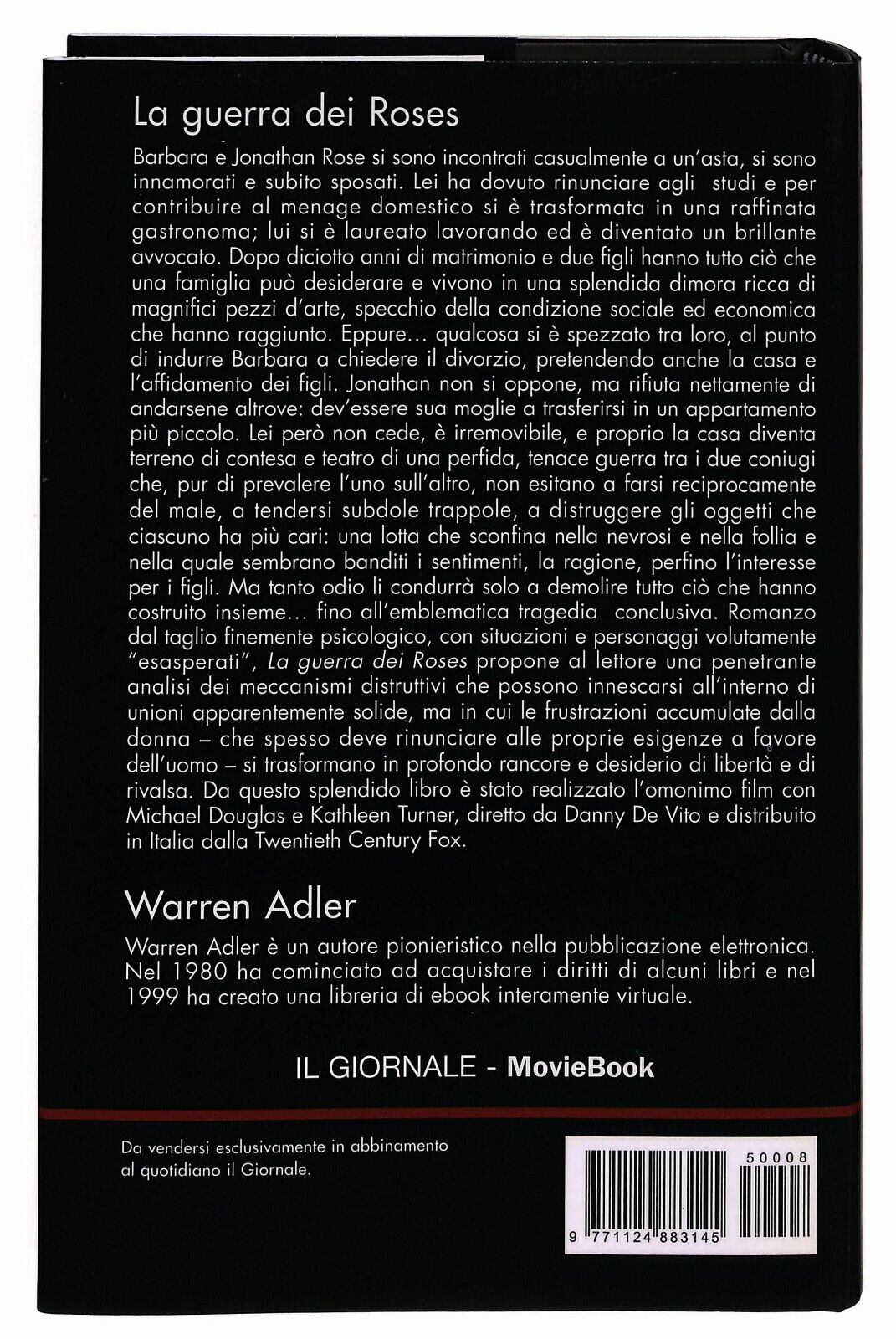 EBOND Il Giornale Moviebook La Guerra Dei Roses Di W. Adler n 8 Libro LI036939