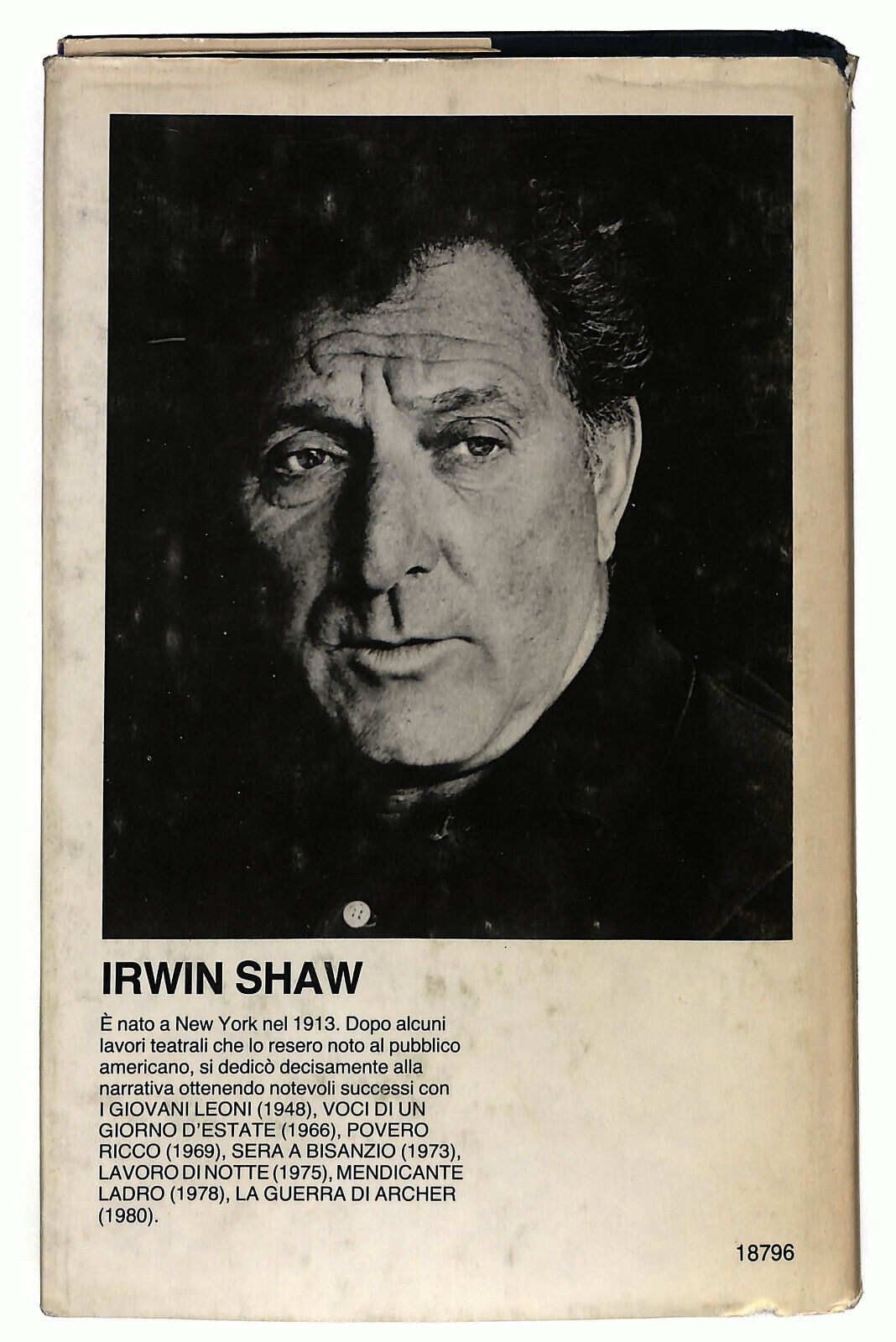 EBOND Una Vita Nel Vuoto Di Irwin Shaw Libro LI037158