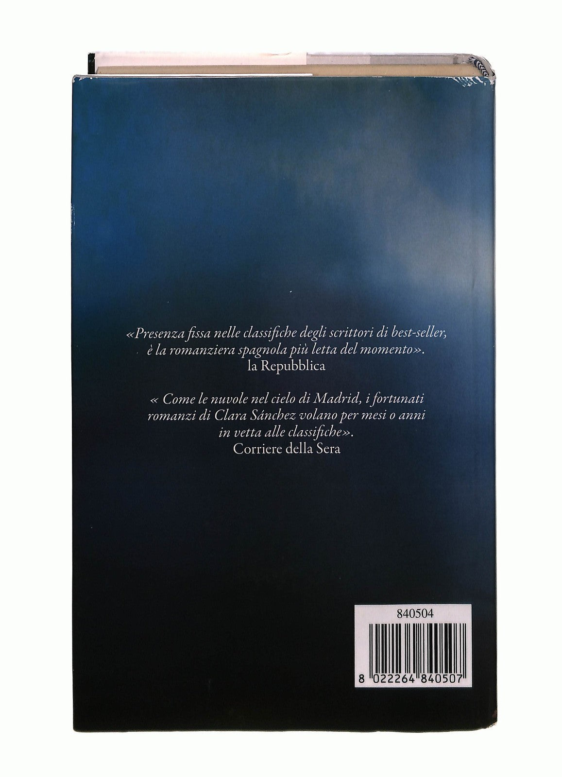 EBOND Lo Stupore Di Una Notte Di Luce Clara Sanchez Mondolibri Libro LI037211