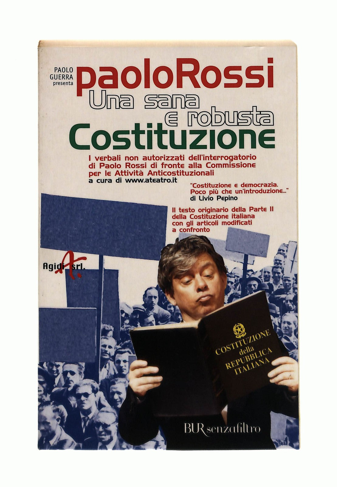 EBOND Il Sig Rossi e La Costituzione Paolo Rossi Rizzoli Con DVD Libro LI037233