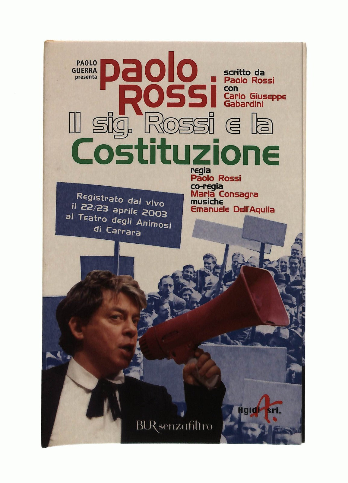 EBOND Il Sig Rossi e La Costituzione Paolo Rossi Rizzoli Con DVD Libro LI037233