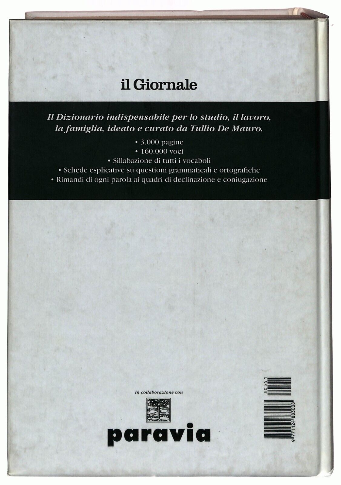 EBOND Dizionario Italiano L’universale Ii Paravia Tullio De Mauro Libro LI037304