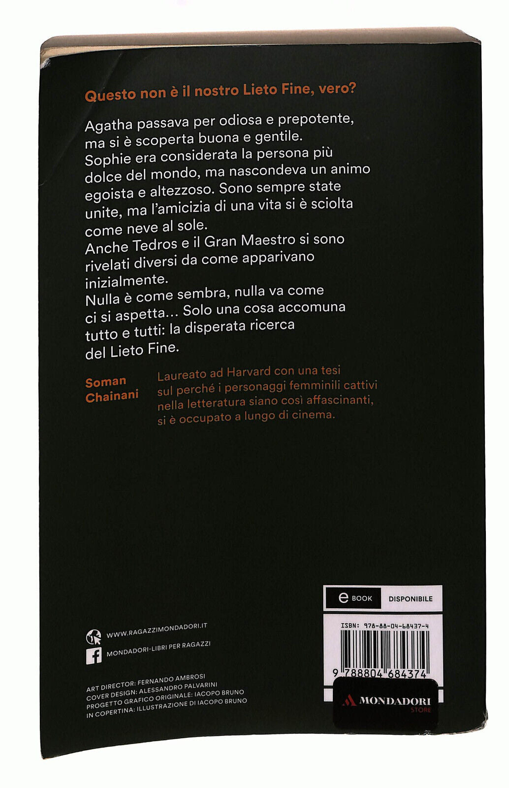 EBOND L'accademia Del Bene E Del Male L'ultimo Lieto Fine Vol 3 Libro LI037559