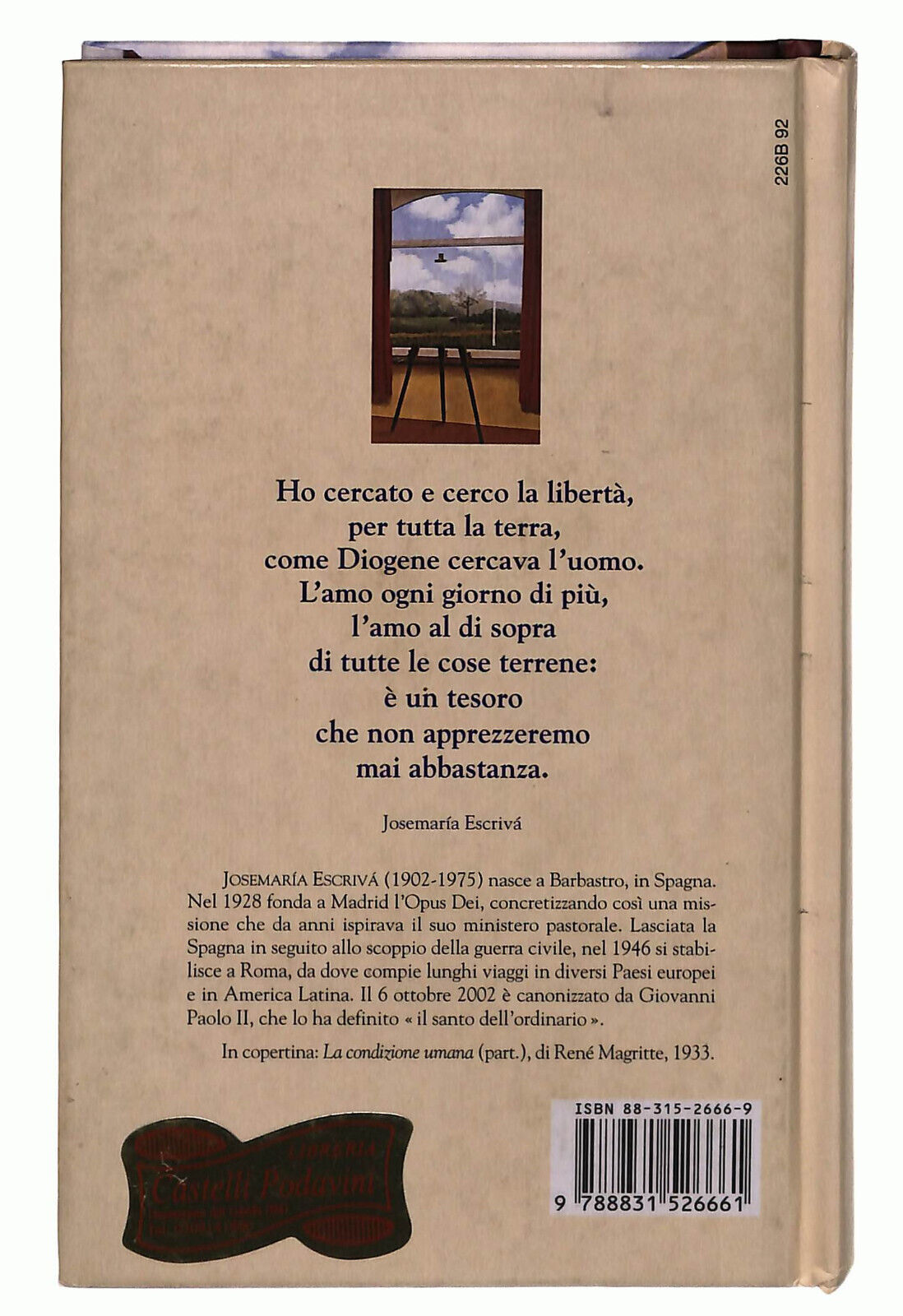 EBOND Una Liberta Da Vivere Di Josemaria Escriva De Balaguer Libro LI037630