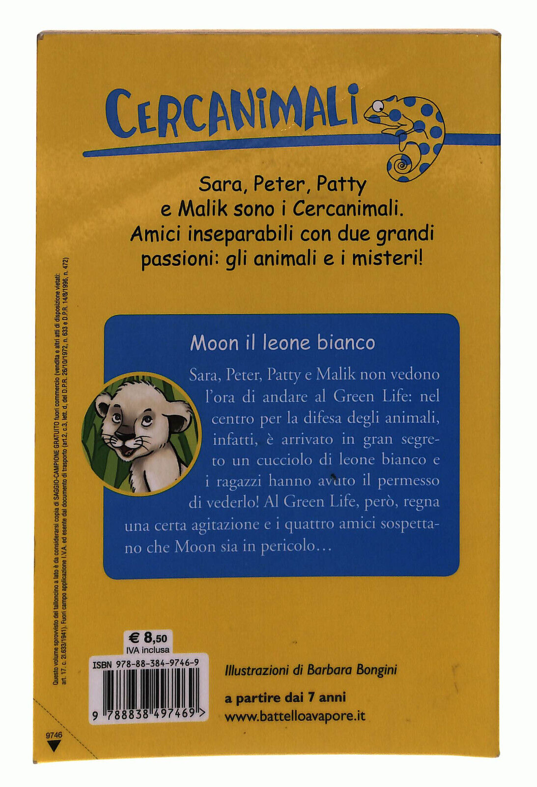 EBOND Moon Il Leone Bianco Cercanimali Fiengo Stringer Libro LI037676