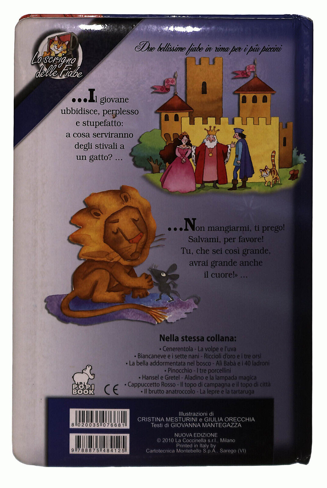 EBOND Il Gatto Con Gli Stivali / Il Leone e Il Topolino Pop Book Libro LI037679