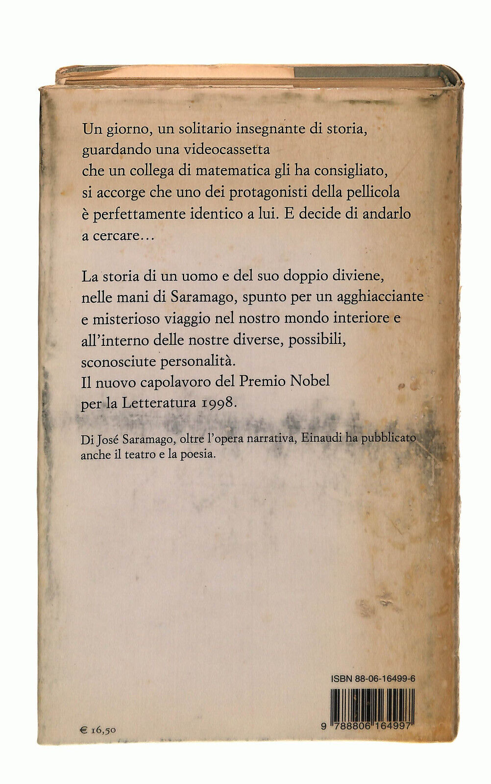 EBOND Jose Saramago L'uomo Duplicato Einaudi Libro LI037692