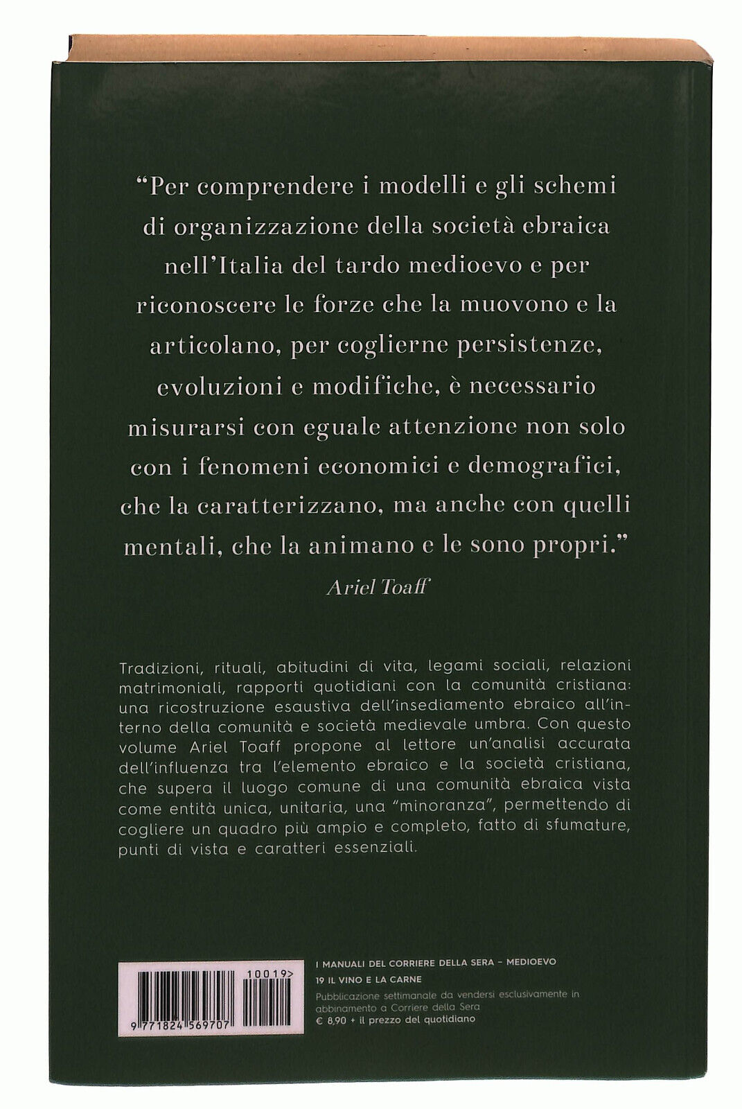 EBOND Medioevo Il Vino e La Carne Libro LI037861