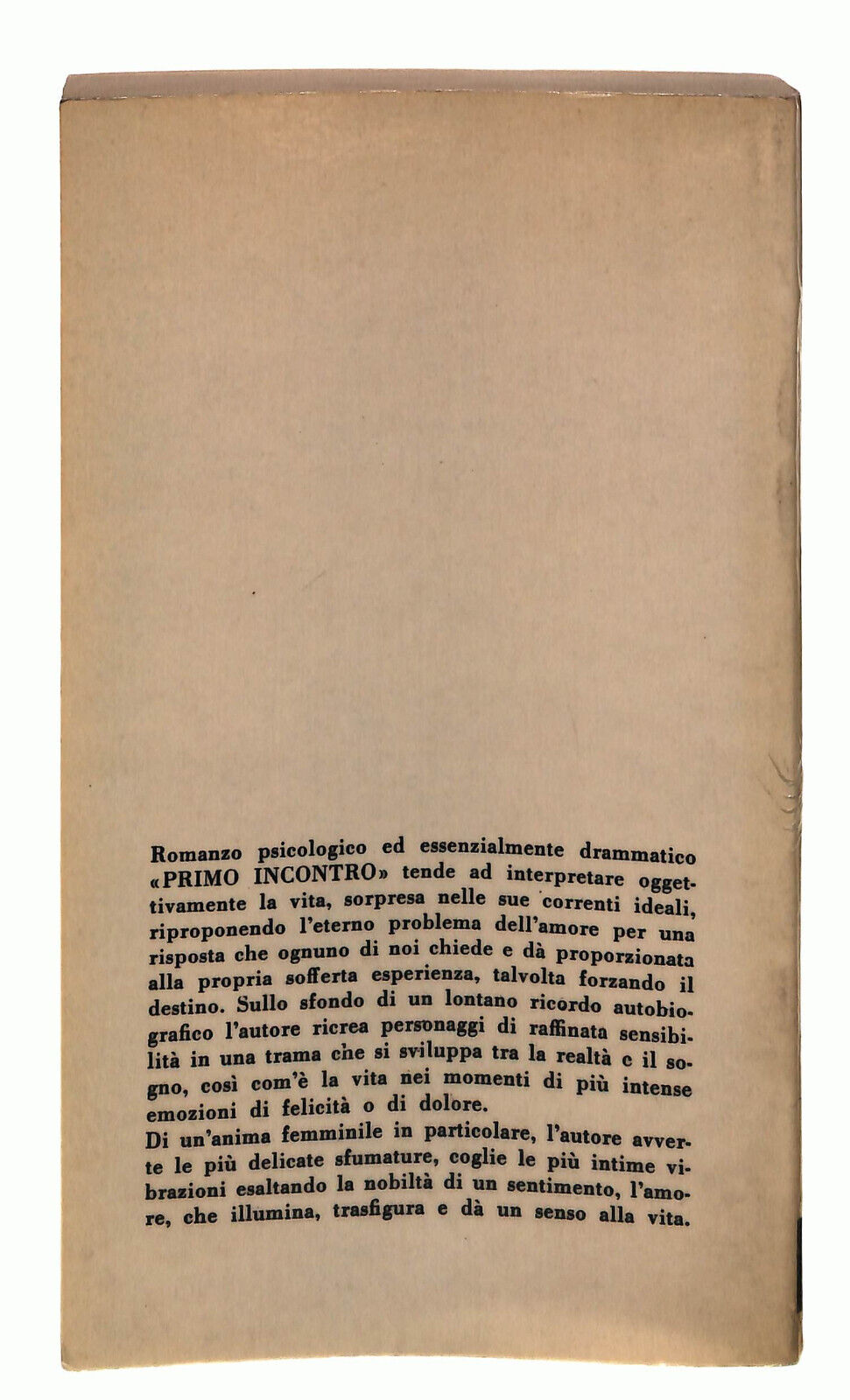 EBOND Primo Incontroi Quaini Libro LI037902