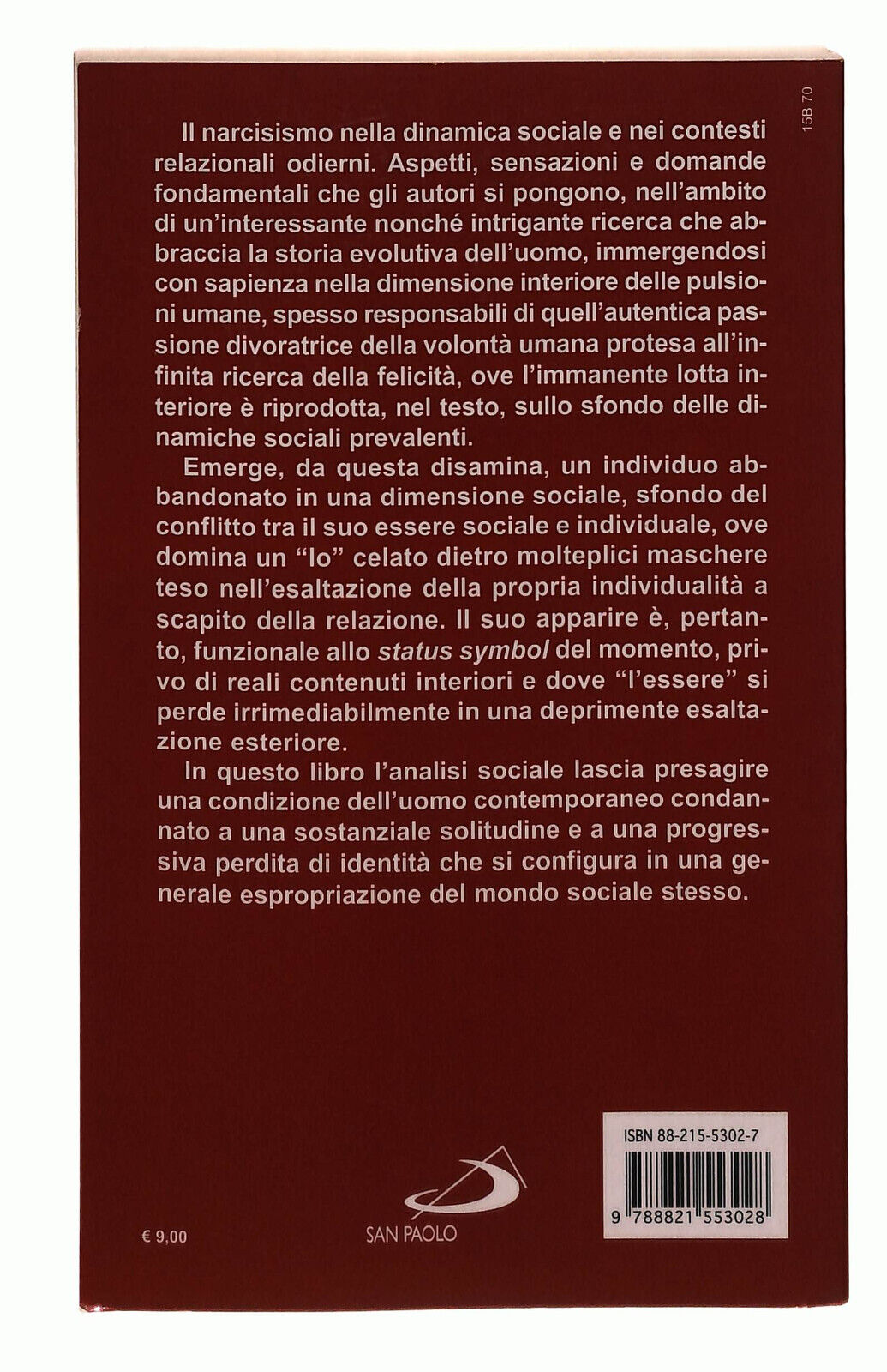EBOND Narciso Siamo Noi Cantelmi Orlando Libro LI038057