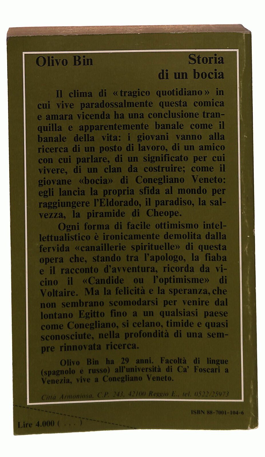 EBOND Storia Di Un Bocia Bin Libro LI038336