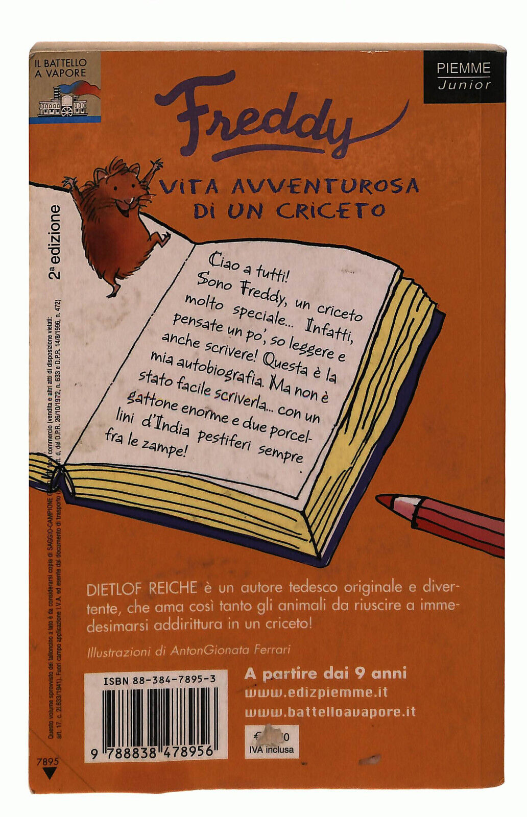 EBOND Freddy Vita Avventurosa Di Un Criceto Libro LI038363