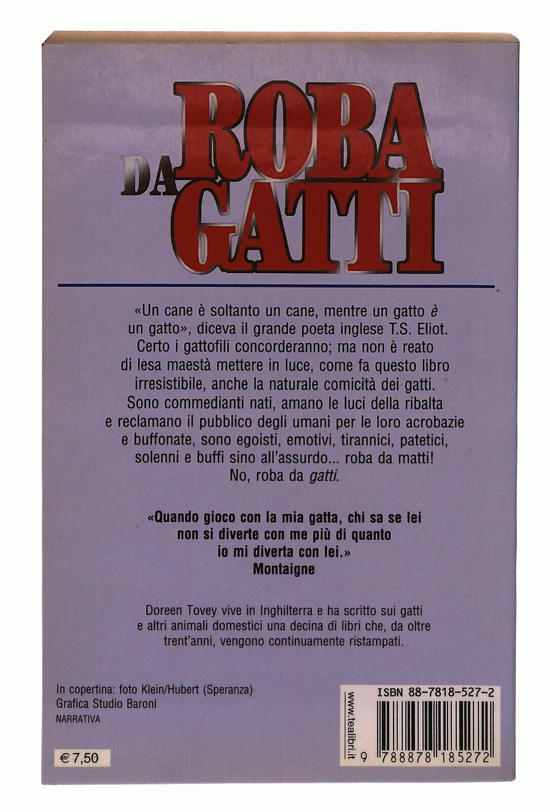 EBOND Roba Da Gatti Tovey Libro LI038434