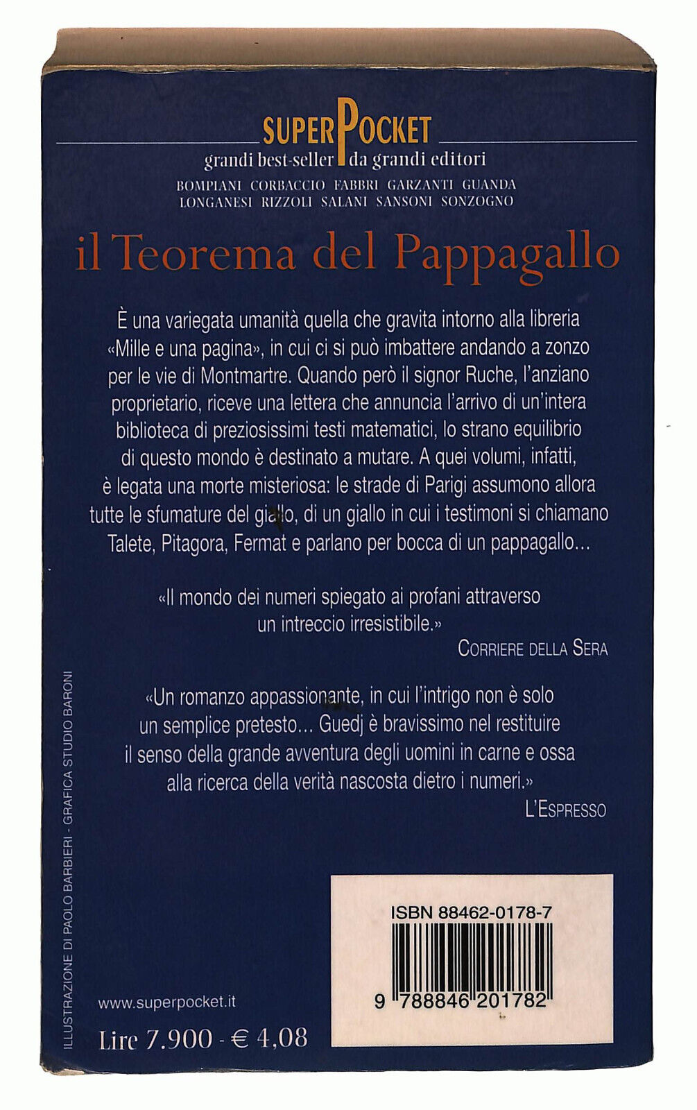 EBOND Il Teorema Del Pappagallo Guedj Libro LI038485