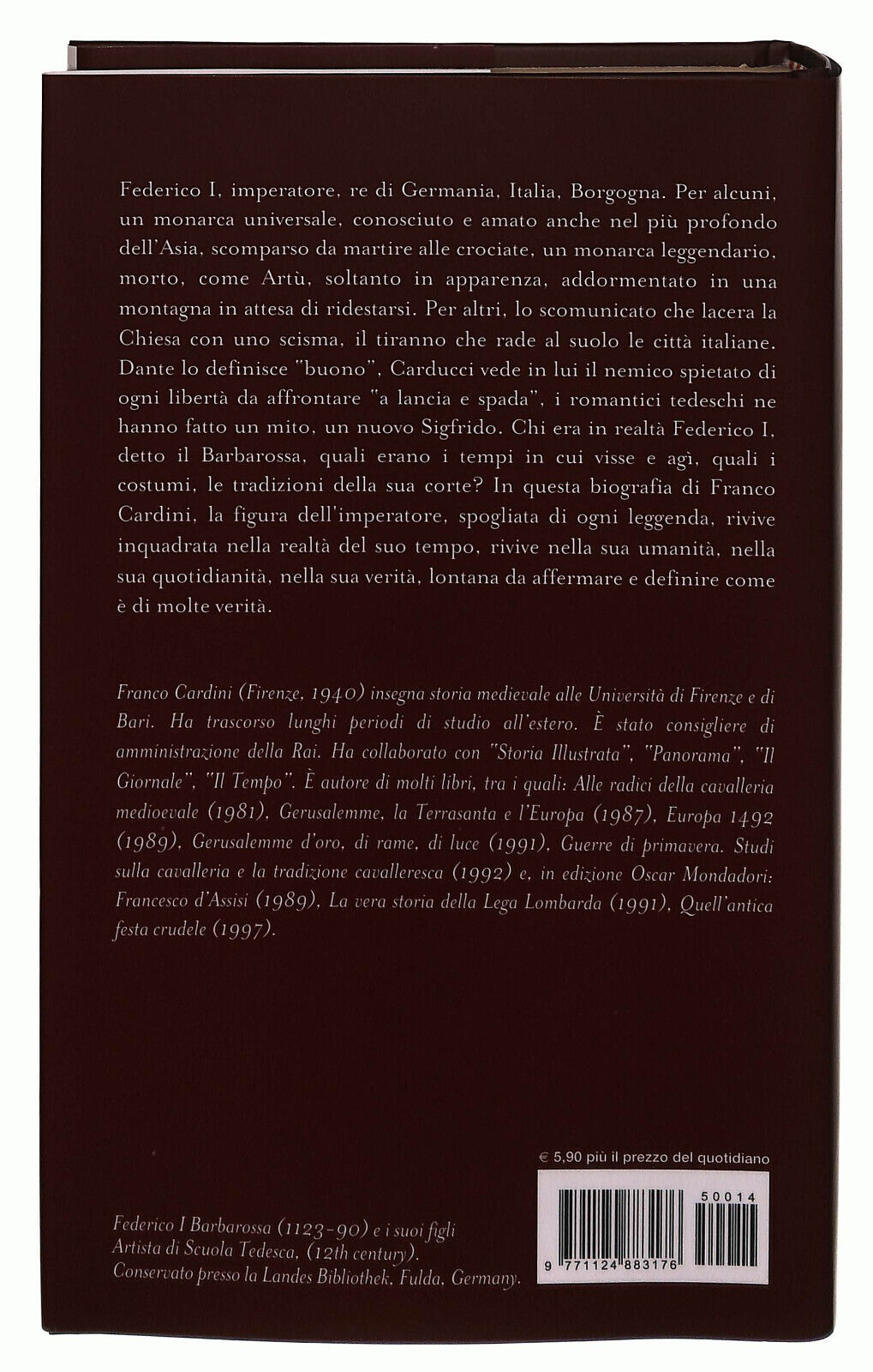 EBOND Il Barbarossa Cardini Il Giornale Volume 14 Libro LI038610