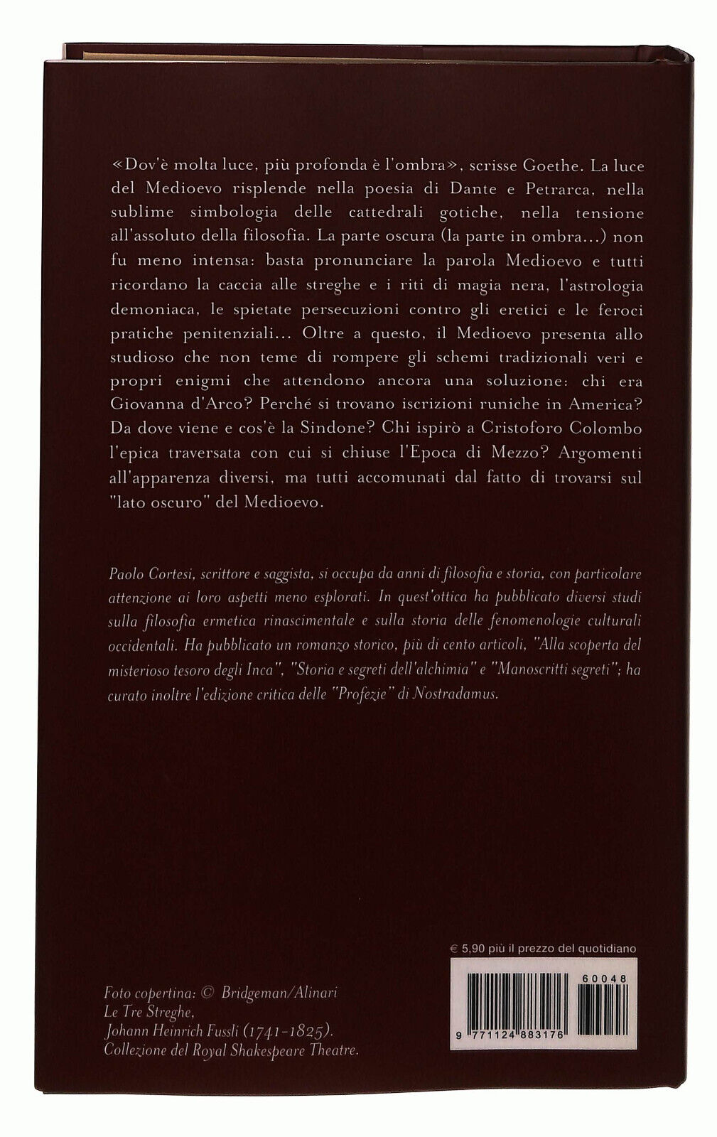 EBOND IlNero Del Medioevo Cortesi Il Giornale Volume 48 Libro LI038637