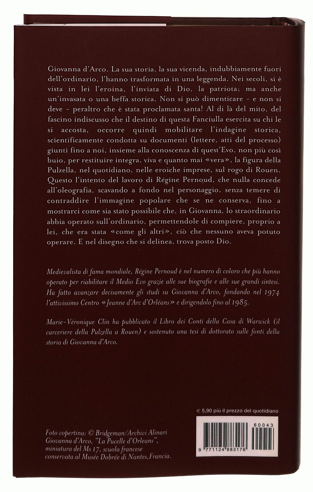 EBOND Giovanna D'arco Pernoud Clin Il Giornale Volume 43 Libro LI038652