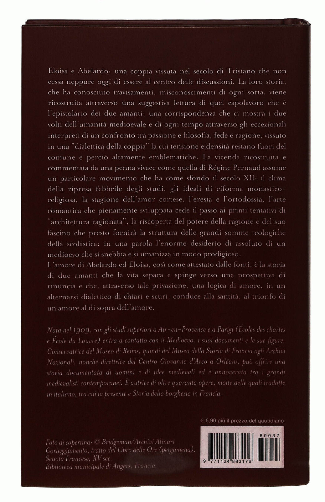 EBOND Eloisa e Abelardo Pernoud Il Giornale Volume 37 Libro LI038656