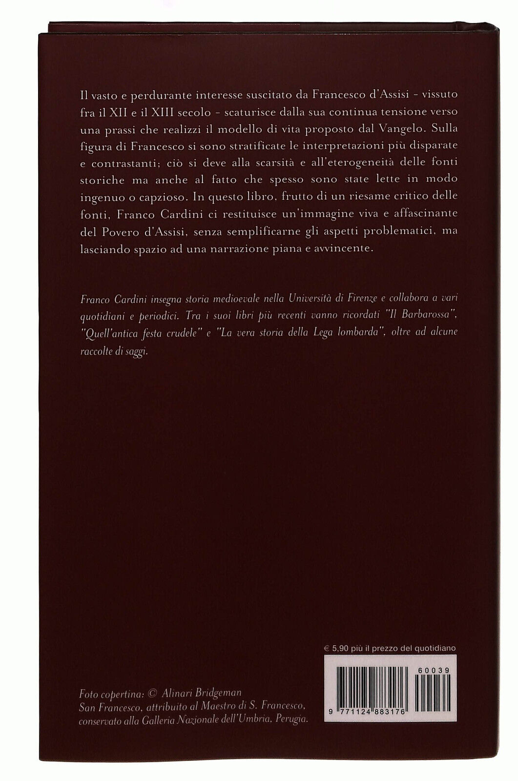 EBOND Francesco D'assisi Cardini Il Giornale Volume 39 Libro LI038686