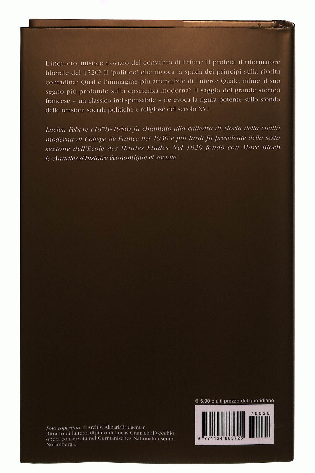 EBOND Martin Lutero Febvre Il Giornale Volume 20 Libro LI038739