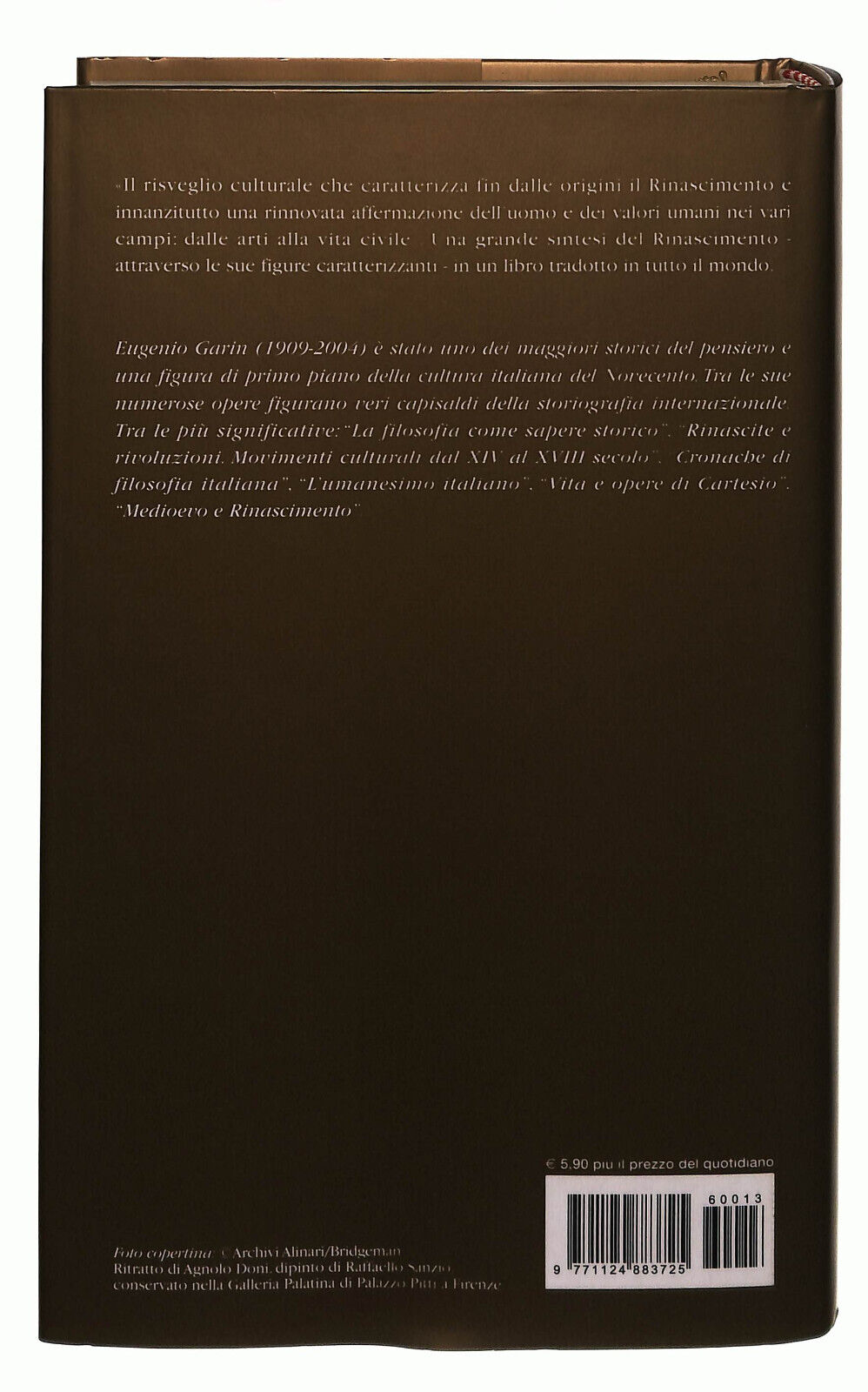 EBOND L'uomo Del Rinascimento Garin Il Giornale Volume 13 Libro LI038781