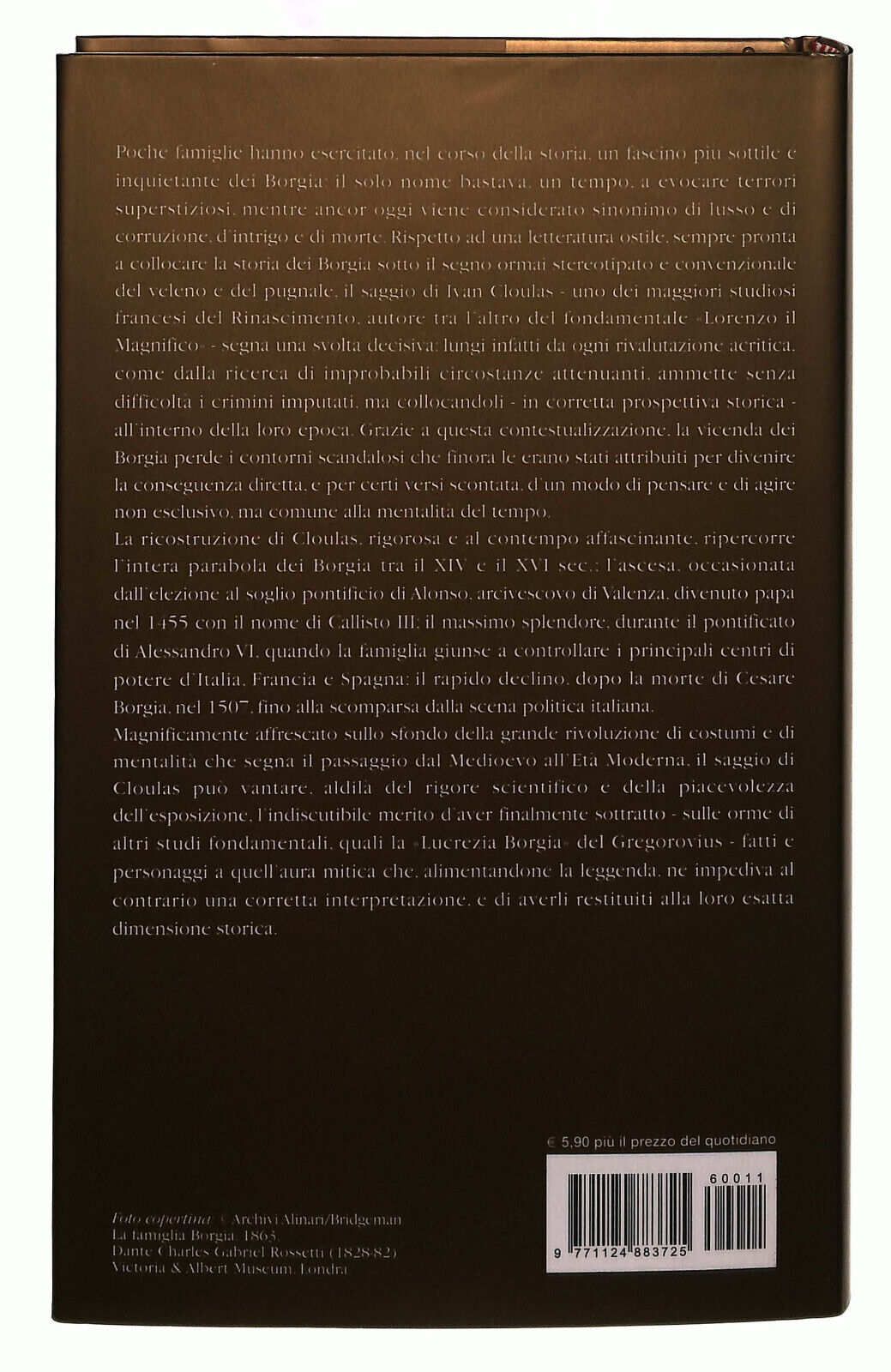 EBOND I Borgia Volume 2 Cloulas Il Giornale Volume 11 Libro LI038782