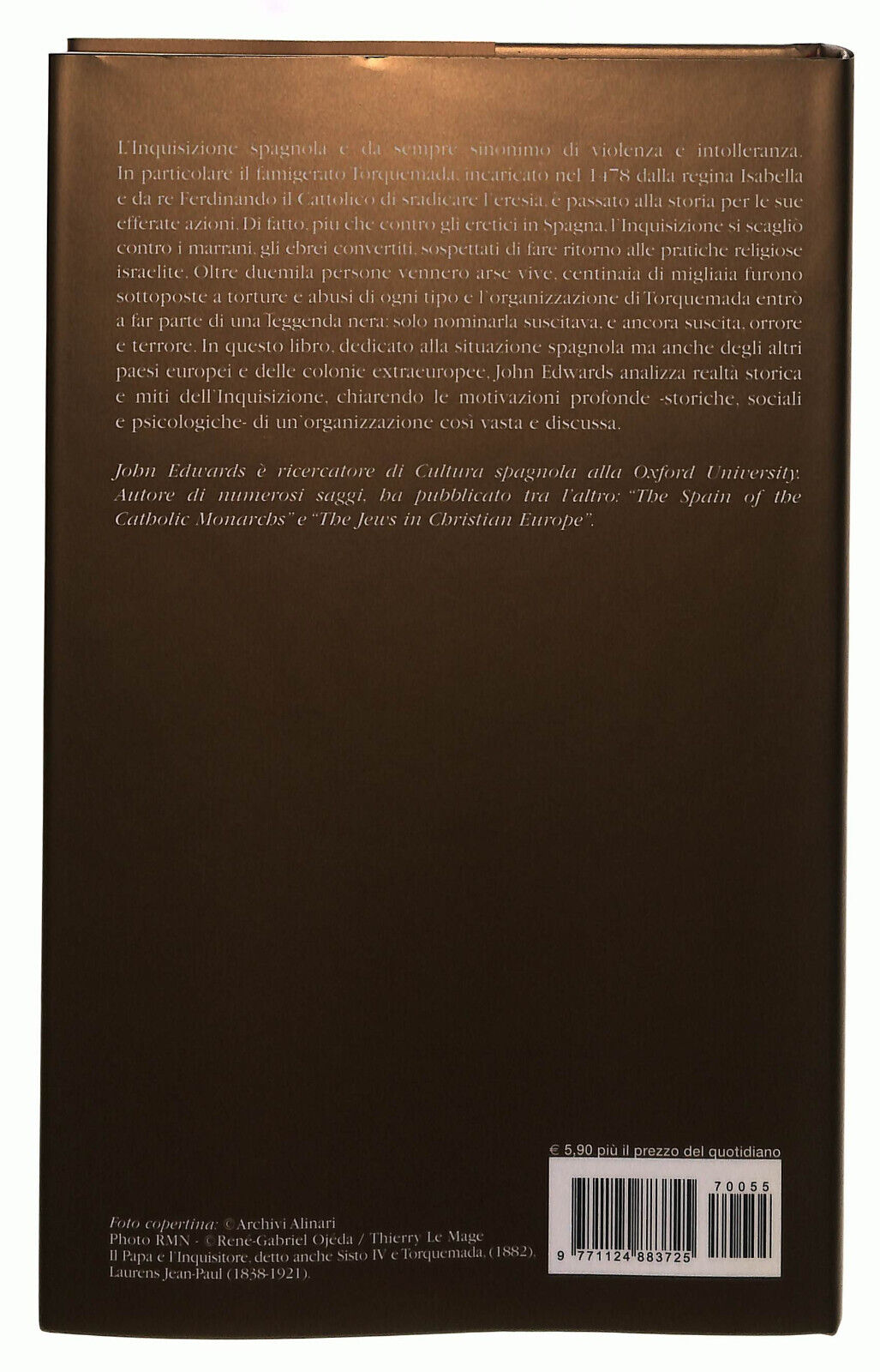 EBOND Storia Dell'inquisizione Edwards Il Giornale Volume 55 Libro LI038790