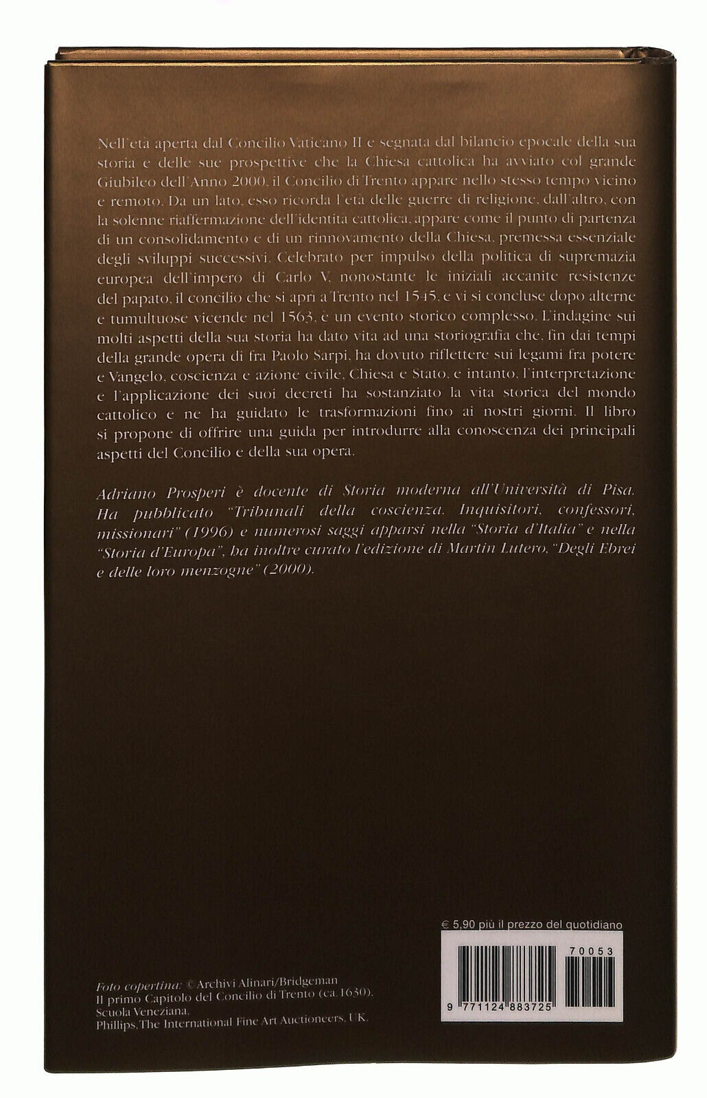 EBOND Il Concilio Di Trento Prosperi Il Giornale Volume 53 Libro LI038808