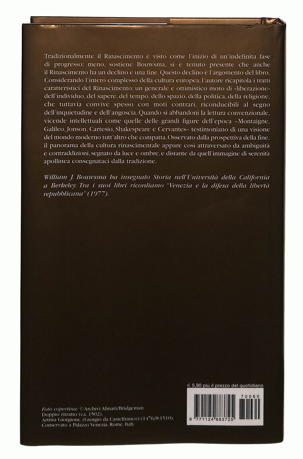 EBOND L'autunno Del Rinascimento Bouwsma Il Giornale Volume 60 Libro LI038852