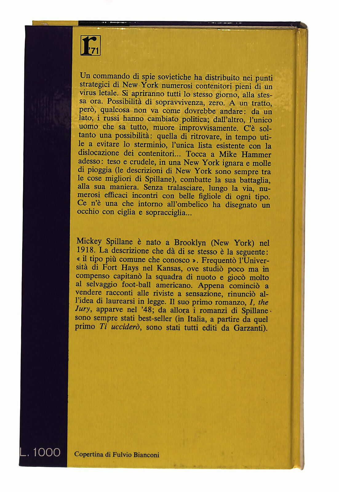 EBOND Sopravvivenza Zero Spillane Garzanti 1971 Libro LI038857